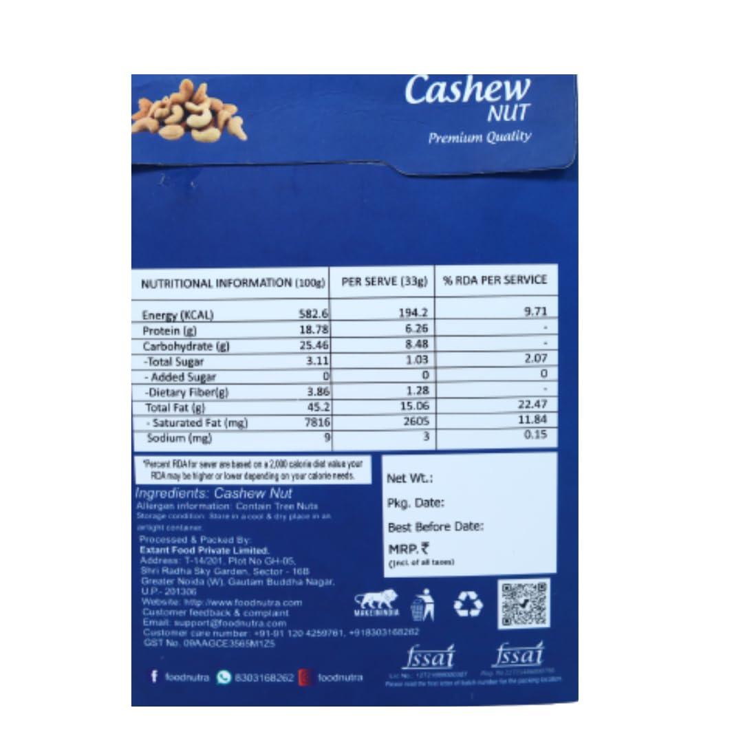 FOODNUTRA FOODNUTRA Premium Roasted Honey Coated Flavoured Cashew Healthy and testy Kaju (1000g)