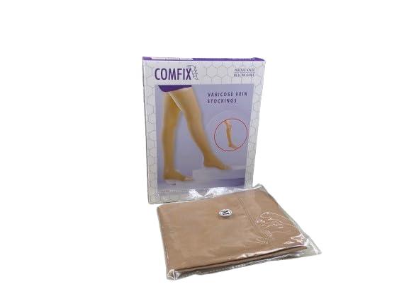 Hochste Hochste Comfix Compression Stockings Class II Below Knee for Men and Women (MEDIUM)