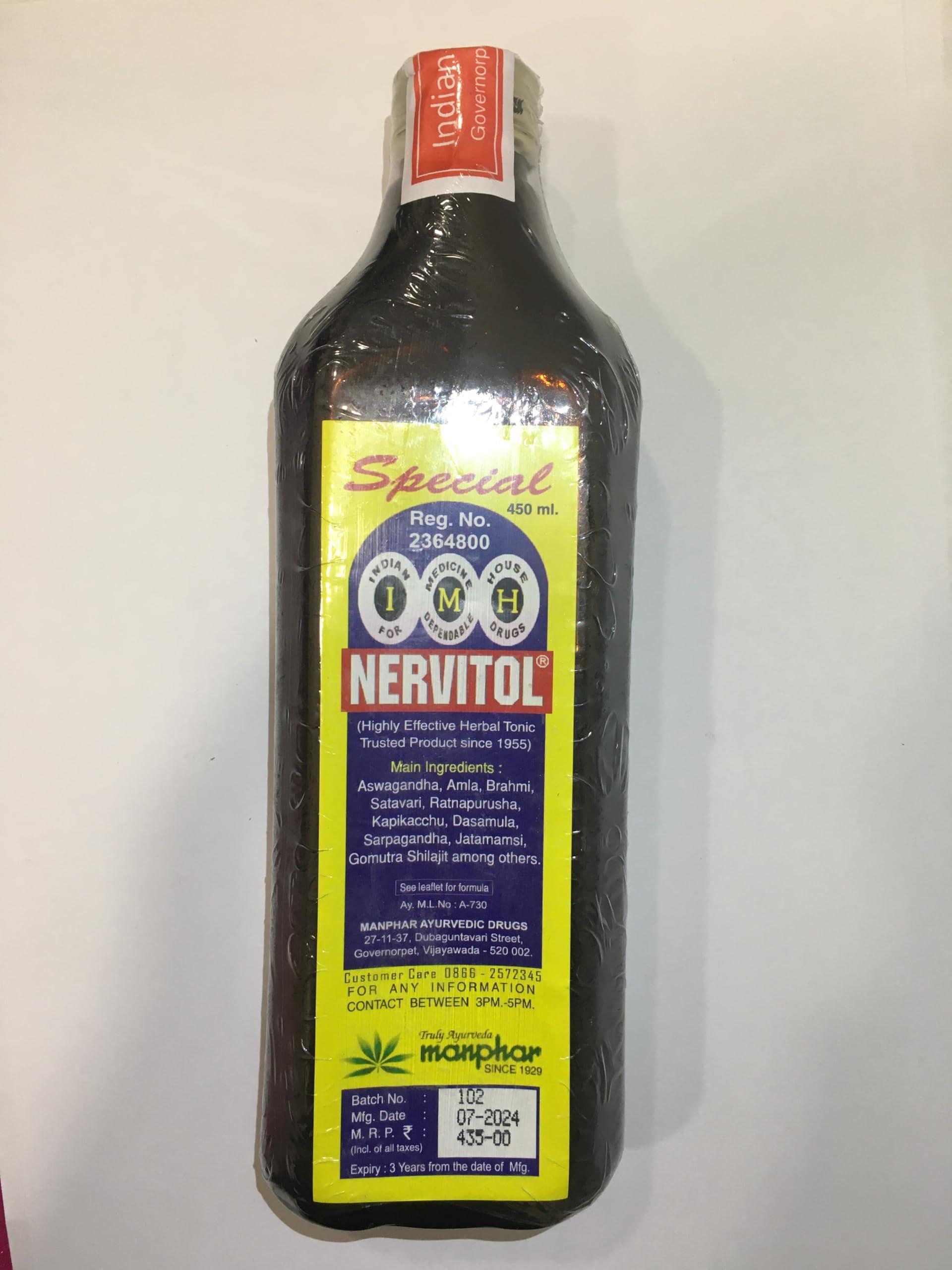 MANPHAR SPL NERVITOL (450ml)