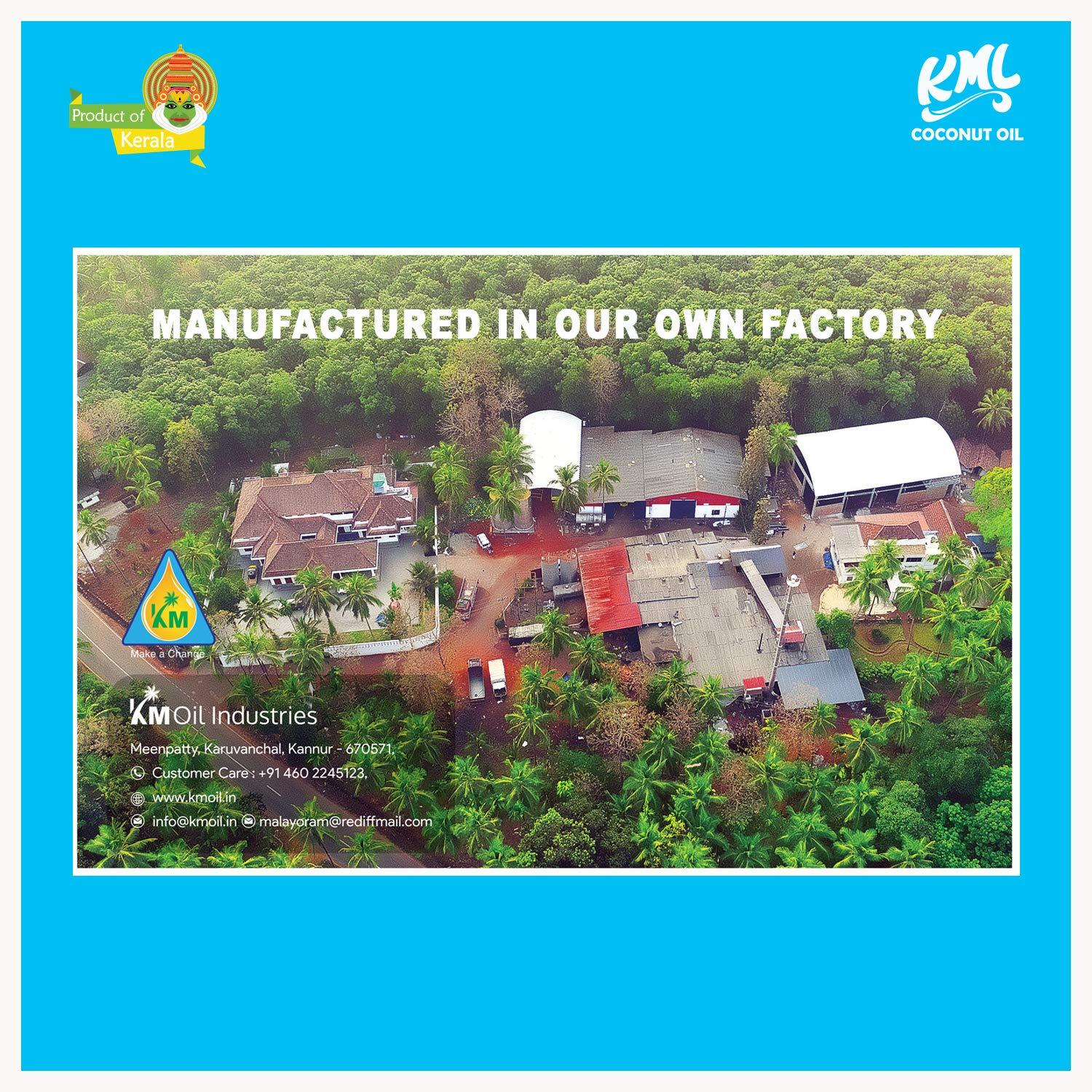 KML KML Export Quality Coconut Oil 1L Pack of 1.