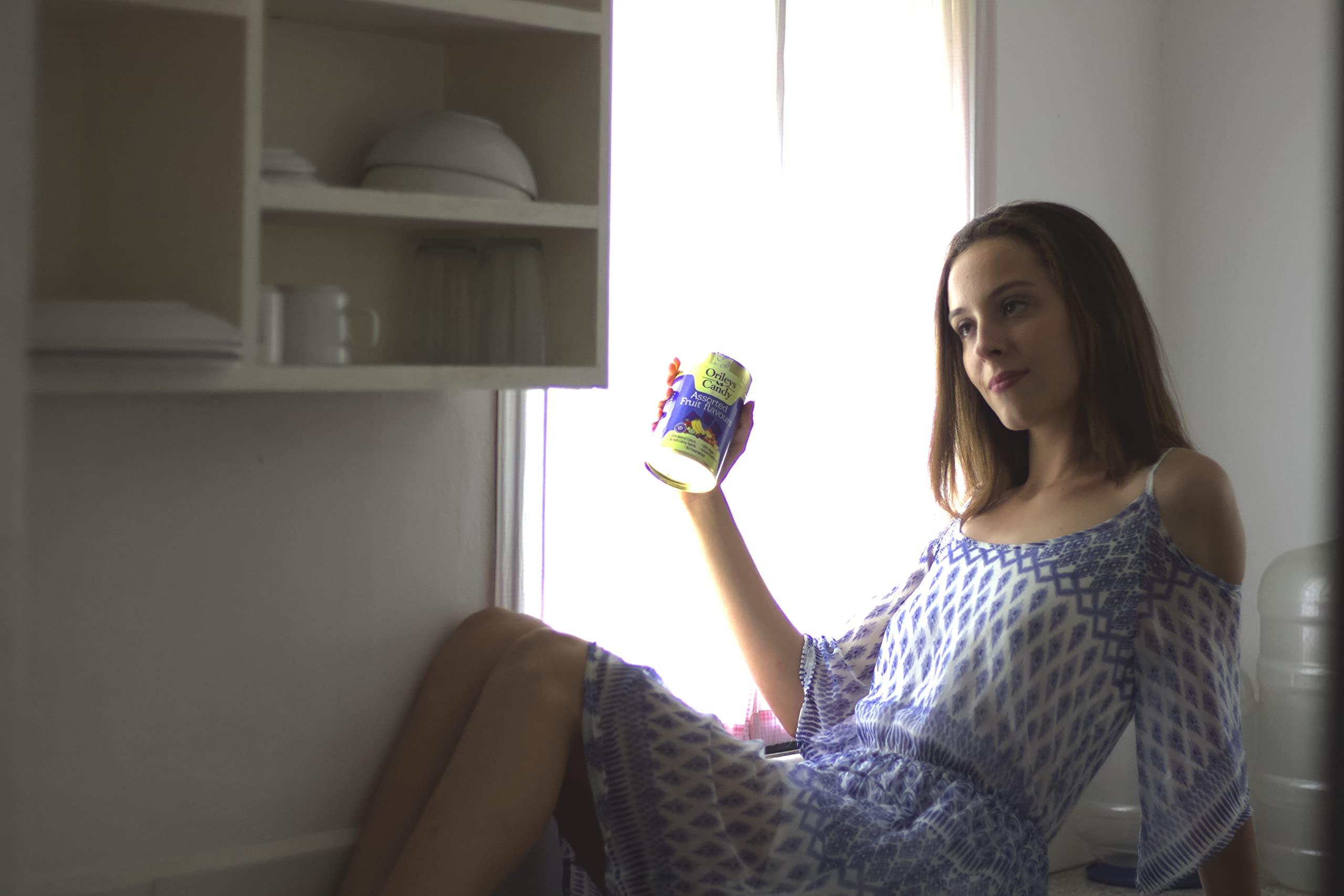 ORILEYS CANDY TRADITIONAL CRAFTED CONFECTIONS Orileys Pillow & Slice Candy Tin - Natural Colours. No Added Preservatives, Talc Free (Aamras, 250 grams)