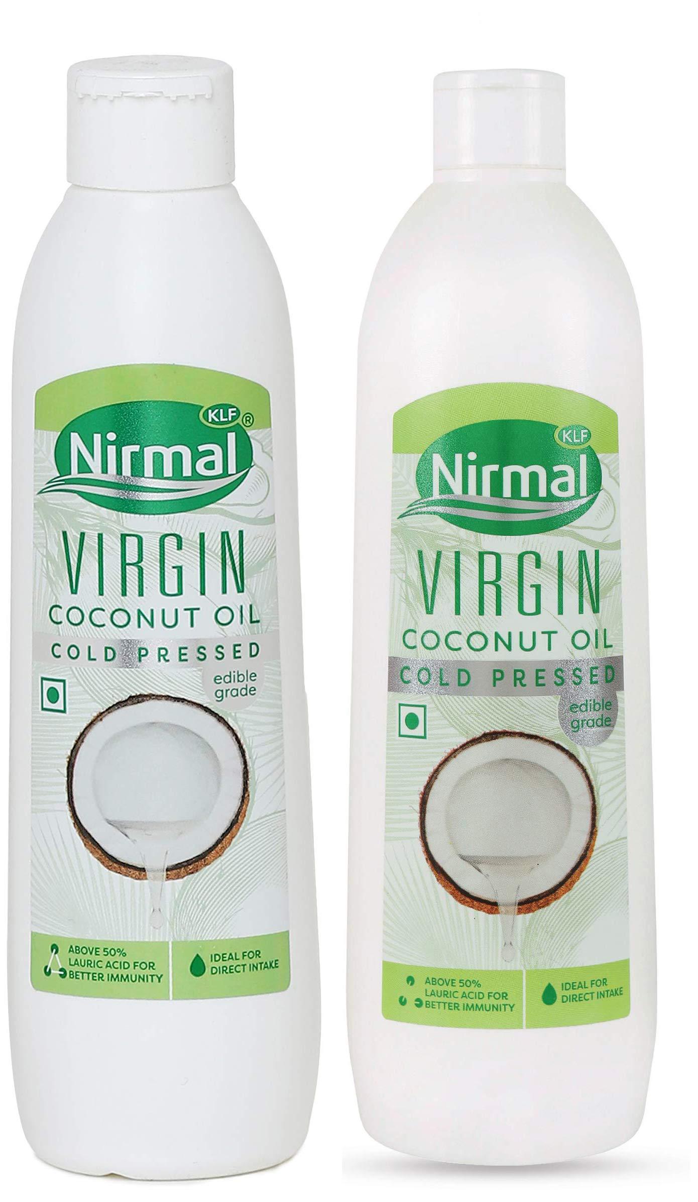 KLF Nirmal Klf Nirmal Cold Pressed Virgin Coconut Oil, 250Ml + Nirmal Cold Pressed Virgin Coconut Oil, 500 Ml