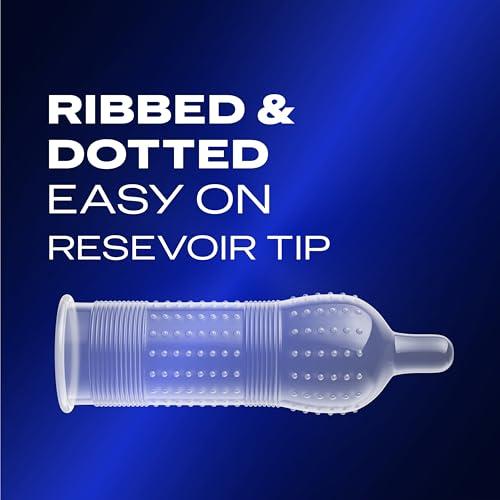 Durex Durex Performax Intense Ribbed Dotted Condoms with Delay Lubricant - 24's