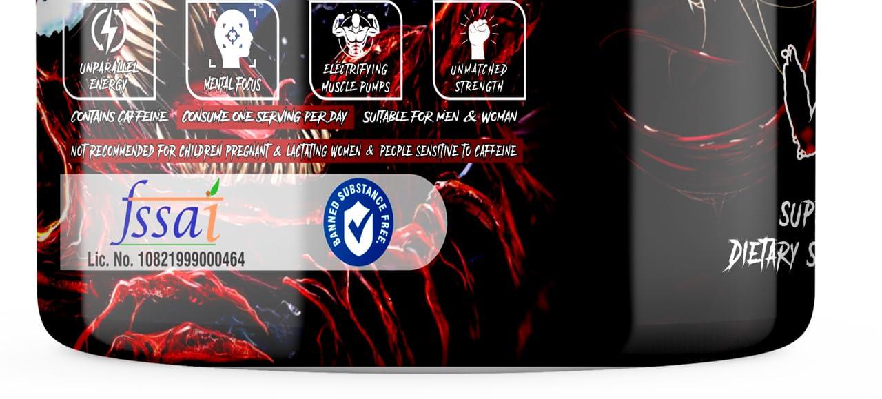 Muscle Weapon Venom Preworkout 180g 30 Servings, Unleash Your Strength with Every Scoop (Black Currant)