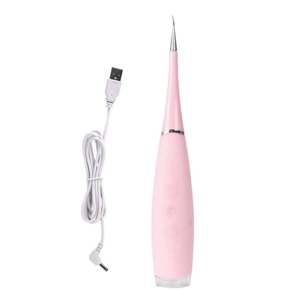 LOOM TREE LOOM TREE Ultrasonic Sonic Dental Scaler Tooth Tartar Calculus Remover Cleaner Pink