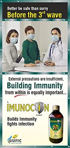 Gufic Biosciences Gufic Imunocin (Immunocin) Tablets, 10tabs (Gufic Healthcare, Gufic Biosciences Limited) (10Tablets, Pack of 2)