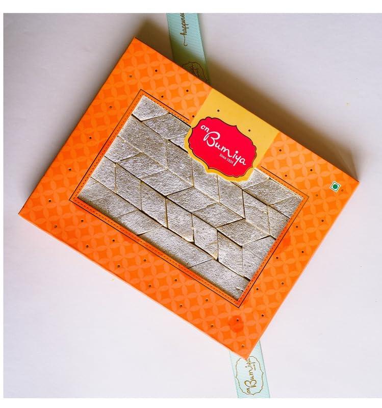 C N BUMIYA & SONS C N Bumiya & Sons Mini Kaju Katri - Authentic Flavors Crafted with Love and Care Pack of 1 | 225 Gm