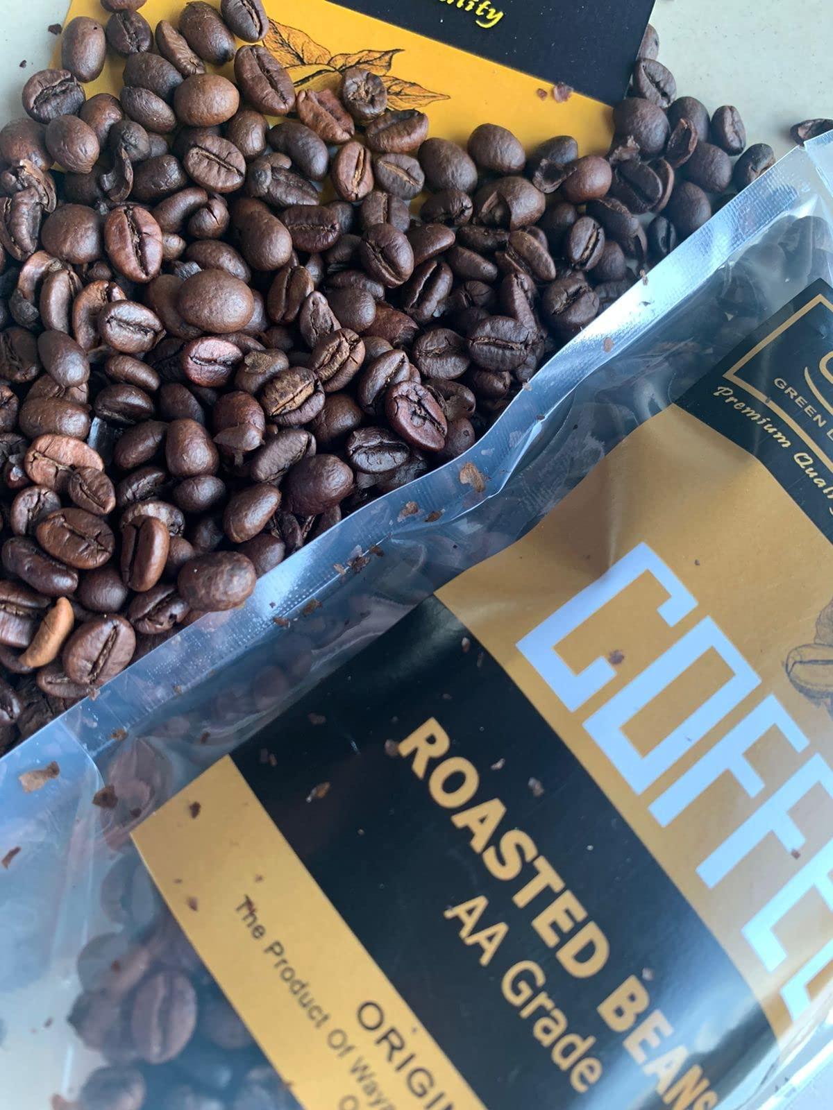 Generic GreenLife Whole Bean Coffee - Custom Roast - AA\' Grade -2 * 250g (Dark Roast) Pack of 2