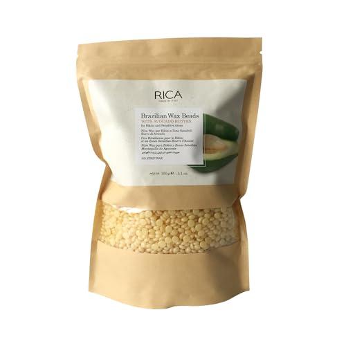 RICA Rica Brazilian Beads, Stripless & Painless Hair Removal Wax For Men & Women| Quick & Easy Tan Removal Waxing For Face, Armpit & Bikini Areas| 150 gm, Pack of 1