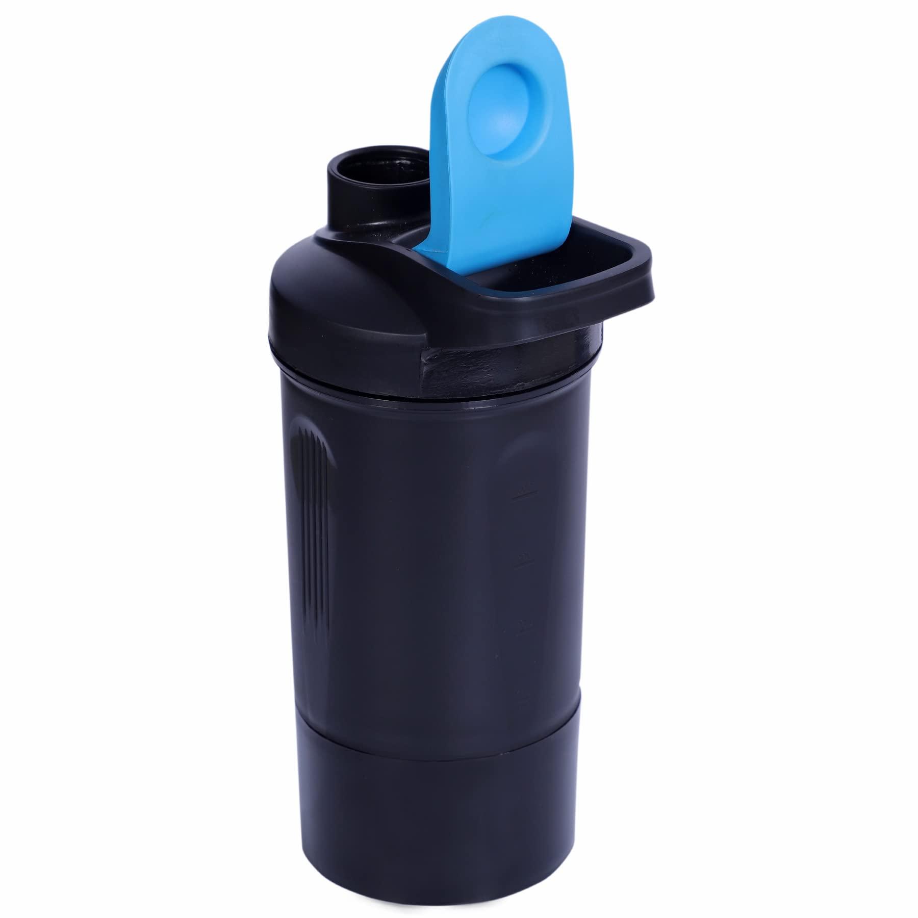 Jaypee Plus Jaypee Plus Xtreme Shaker Gym Shaker for Protein Shake Shaker Bottles for Protein, Preworkout Shaker BCAA Shake, Protein Shaker Bottle for Gym Men and Women BPA-Free 700 ml Black Blue