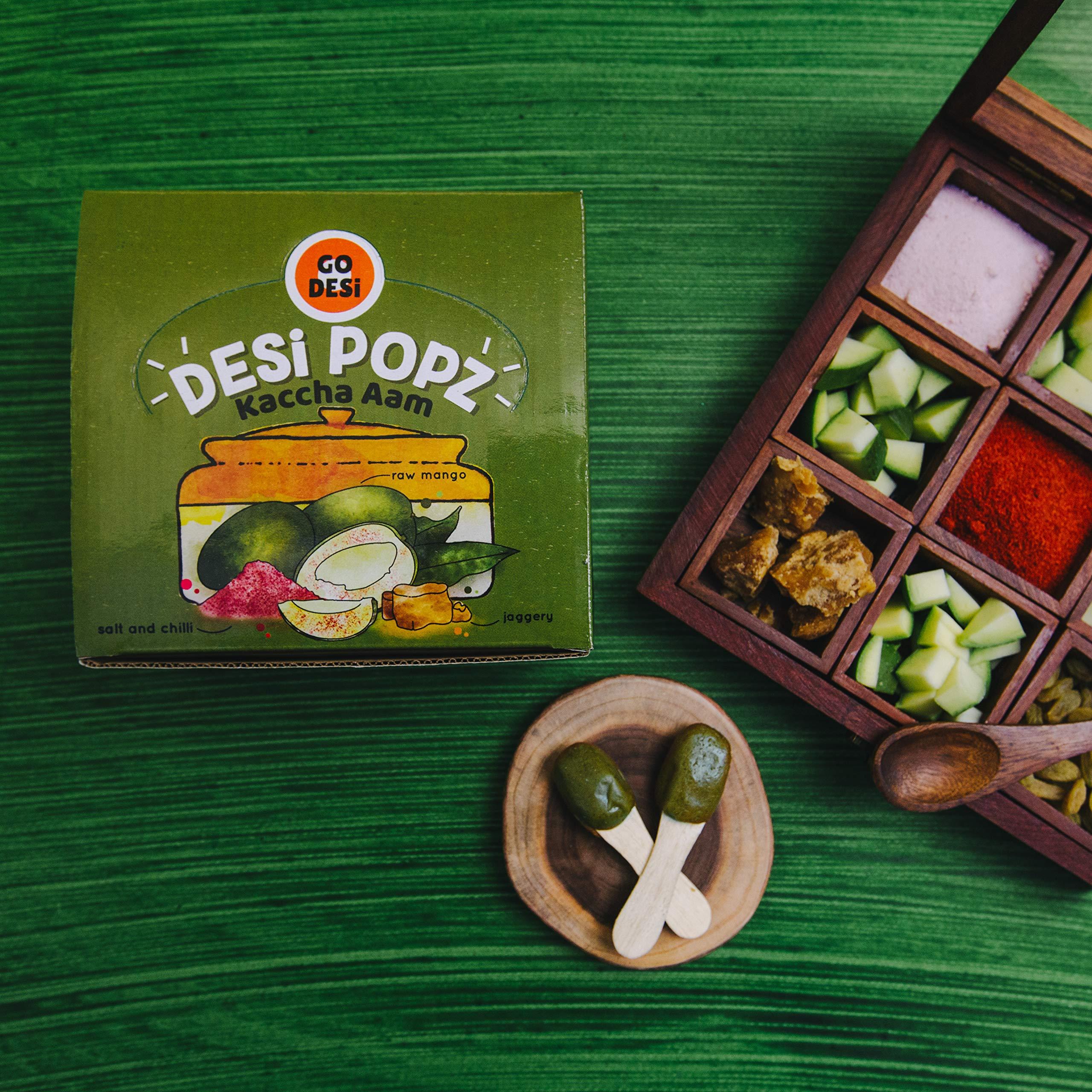 GO DESi GO DESi POPz Candy Combo - Kaccha Aam (40 Pieces) & Imli Pop (100 Pieces)
