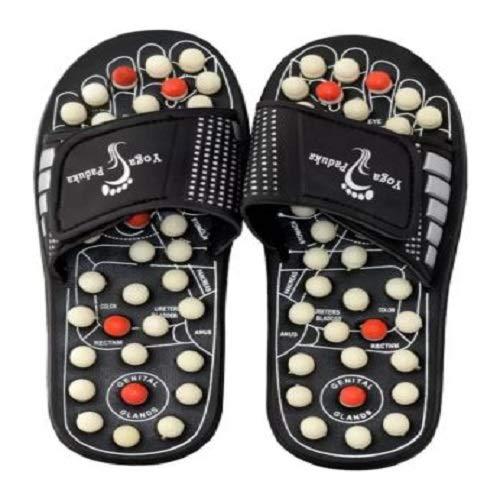 ACi ACi Accupressure Spring Accu Magnetic Therapy Yoga Slippers Paduka for Full Body Blood Circulation Natural Leg Foot Massager Relaxation Slippers For Men and Women (Unisex) (8)