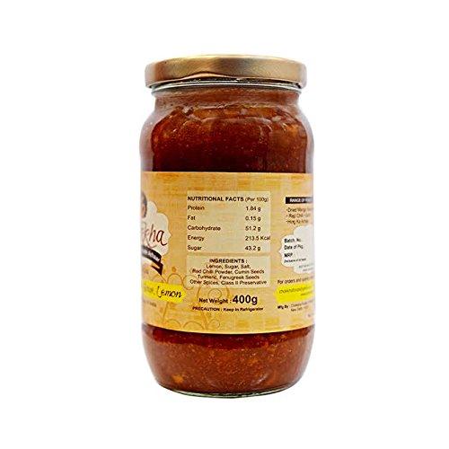 Chokkha Chokkha Traditional Homemeade Hing Mango & Sweet & Sour Lemon (Hing Aam, Khatta Meetha Nimbu) | No colour Added | Vegan | 100% Oil-Free | Combo of 2 | 400 Gm Each