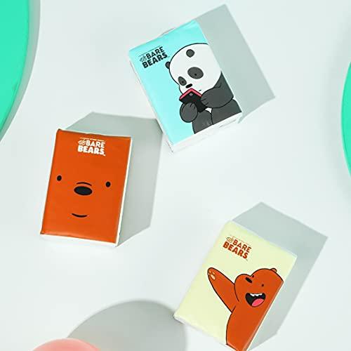 MINISO MINISO We Bare Bears Simple Tissues (8sheets*3-layer) 18 Packs