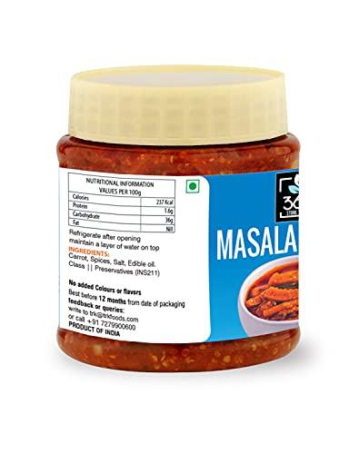 365 STORE TO DOOR 365 STORE TO DOOR Masala Carrot Pickle, 750g | Gajar Ka Achaar | Traditional Punjabi Flavor, Tasty & Spicy | Homemade, Low Sugar, No Preservatives, No Oil | 100% Pure & Hygiene | Ready to Eat