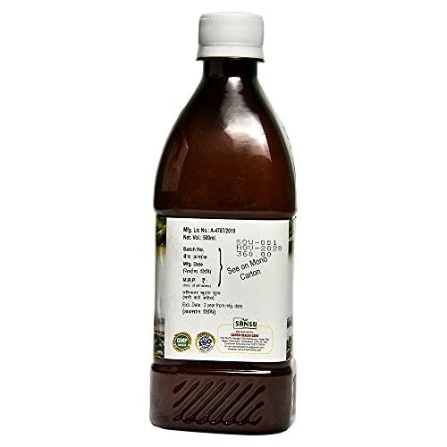 SANSU SANSU Olive Cider Vinegar Premium (Jaitun Ka Sirka) 500ml (Olive vinegar 500ml+ Gond Siyah 100g)
