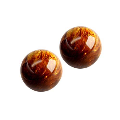 EXCEART Exceart 2Pcs Baoding Balls No Chime Chinese Stress Balls Chinese Medicine Balls Hand Therapy Exercise Ball Fitness Ball for Man Woman