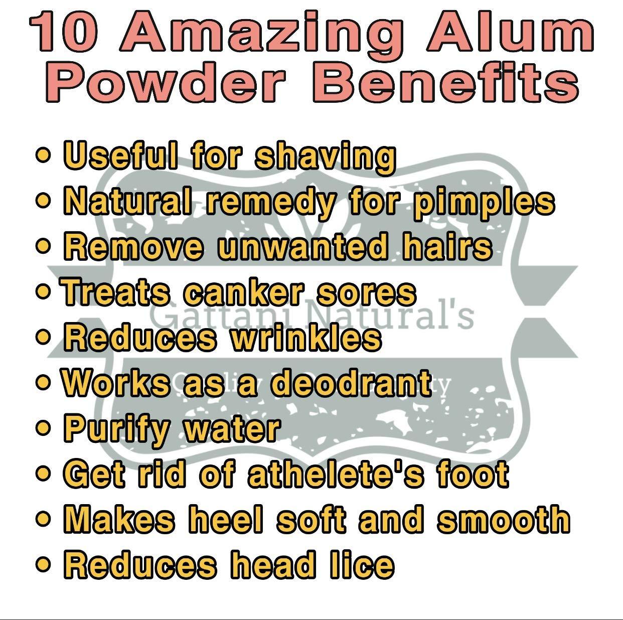 Organic Bites Organic Bites Alum Stone Powder (Fitkari Powder) Phitkari Powder - 900 gm