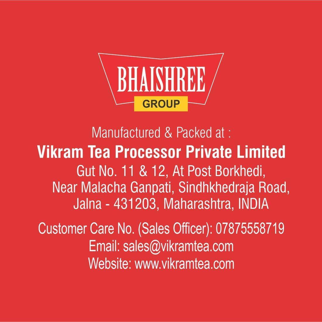 VIKRAM VIKRAM Lion Ctc Tea|Selected Assam Tea Leaves (Solid Dum, Swaad Mein Singham) - 1Kg (Pouch) - Assam, Loose Leaves