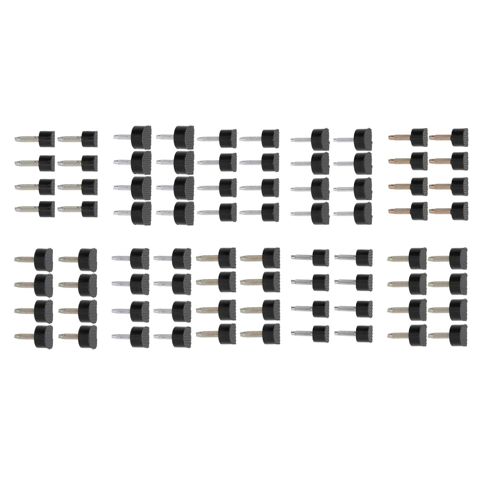 Velaurs Heel Repair Caps, Comfortable Heels Repair Tip, 80Pcs Durable Heel Stopper for Repairing Replacement