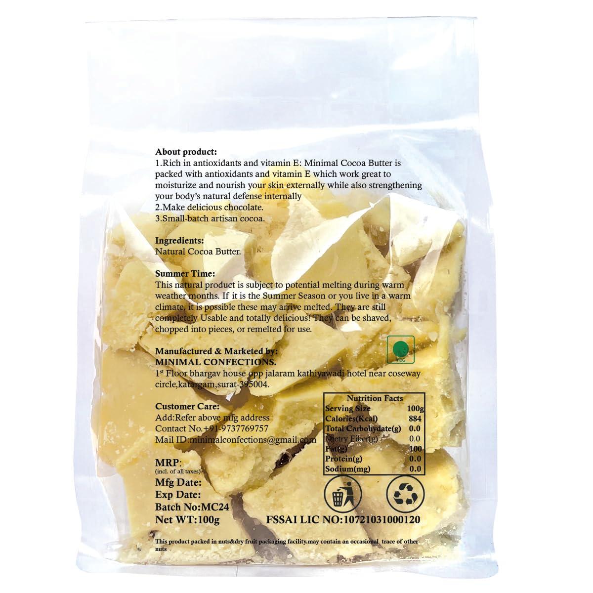 minimal Minimal Cocoa Butter,250Gr