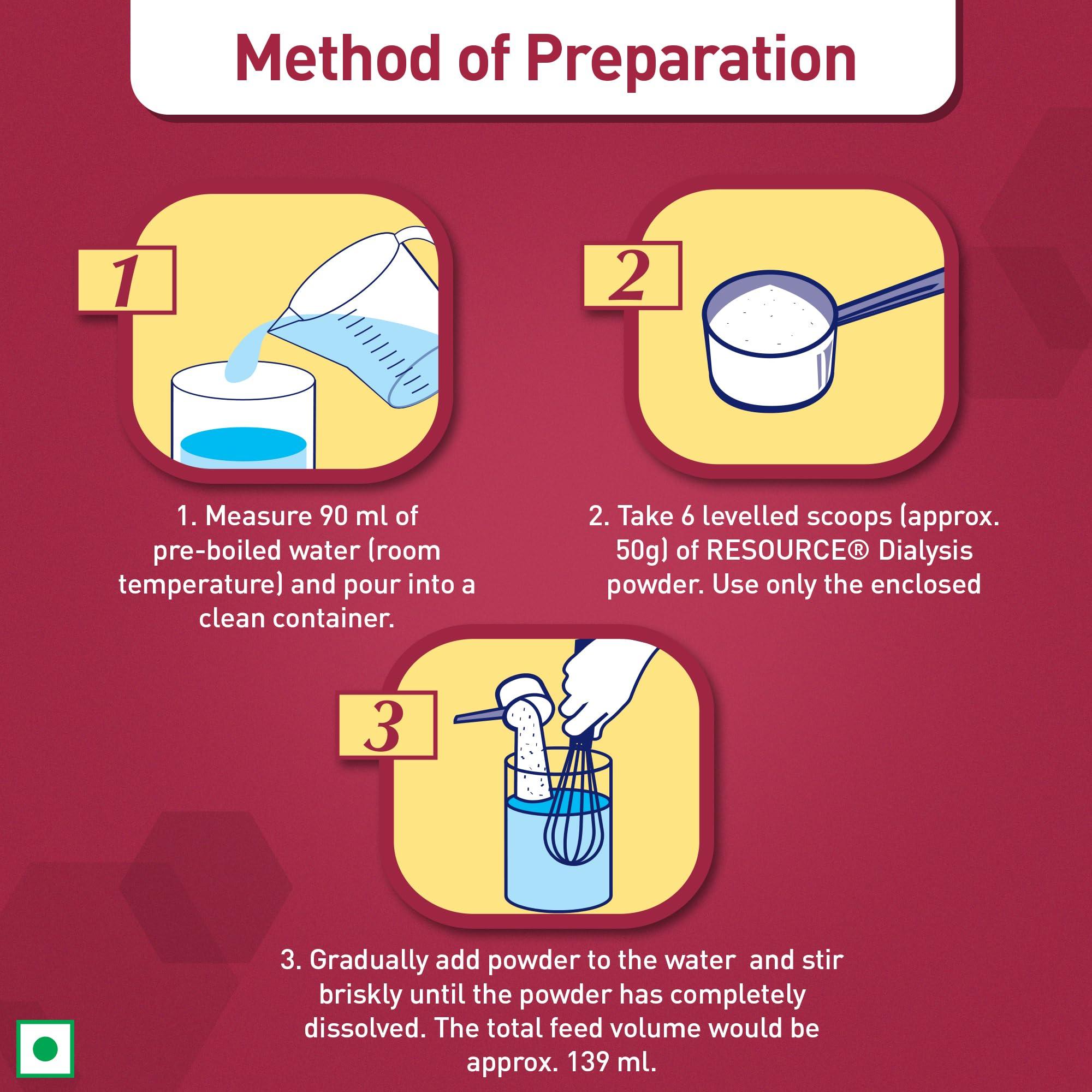 ReSource Nestle Health Science,RESOURCE, Dialysis, Food For Dietary Management, Vanilla Flavour, 400g, Pet Jar