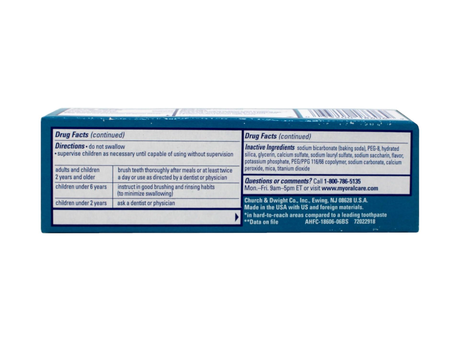 Arm & Hammer Arm & Hammer Truly Radiant Bright & Strong Whitening Toothpaste .9 Oz Travel Size (Pack of 6)