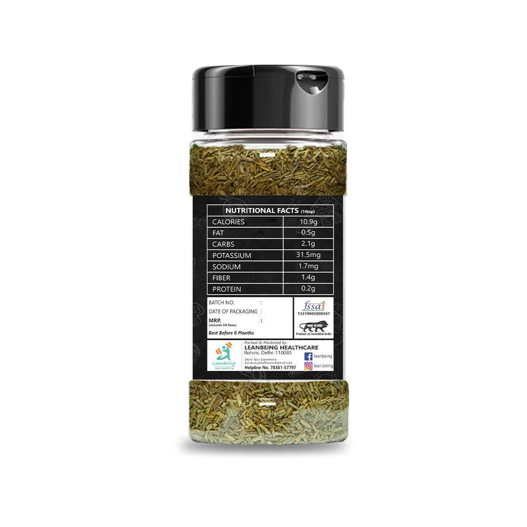LEANBEING Leanbeing Organic Rosemary Leaves 50Gm For Seasoning,Culinary Use And Reducing Stress