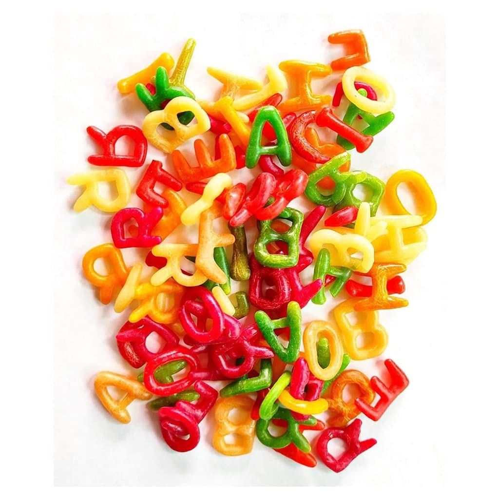 MINI MALL SUPER MARKET MiniMall Super Market ABCD Fryums Jar/Learning Alphabet Snack/Ready to Fry Tasty Papad Fryums (200 Gm)