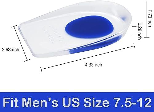 FEXMY FEXMY Silicone Shoe Bite Protector Heel Protector Socks Moisturizing Socks for Foot-Care | Heel Cushion Inserts Liners Shoe Tape (1xPair_Heel Pad)