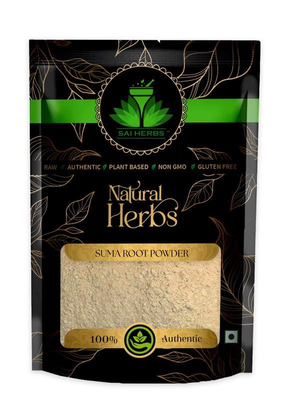 SAI HERBS SAI HERBS Whole Suma Root Extract Powder - Hebanthe Eriantha Extract Powder - Pure & Natural (250 Grams)