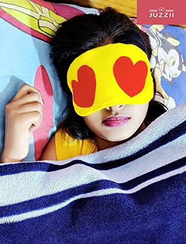 JUZZII JUZZII Velvet Super Soft Blind Sleeping Cartoon Character Eye mask shade for Men Women Girls Boys Kids -Model.No.8