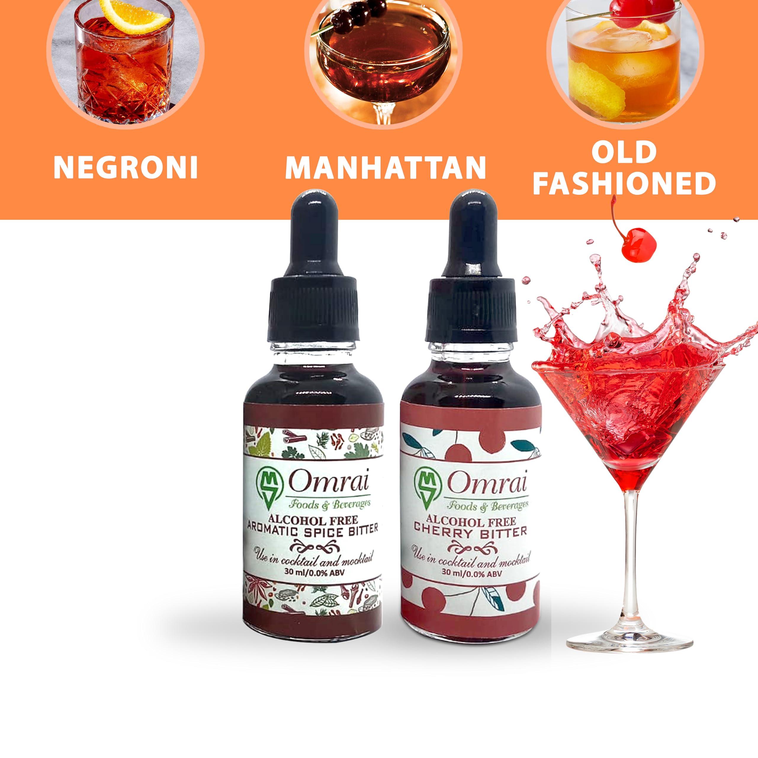 Omrai Foods Omrai Foods Spice+Cherry Bitter for Taste Enhancer for Cocktail and Mocktail