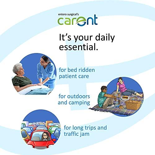 Carent Carent PeeWell Portable Urinal Kit for Men, Urine Collector with 65” Long Hosepipe, Designed for Bed Ridden Patients & Outdoor | White