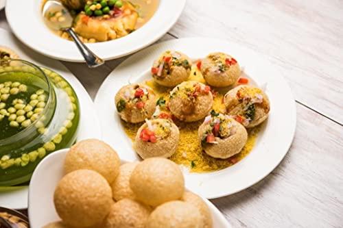 LADILA LADILA Ready to Fry Dry GolGappa/ Pani Puri Papad / Panipuri Papad - Whole Wheat Golgappe 500gm
