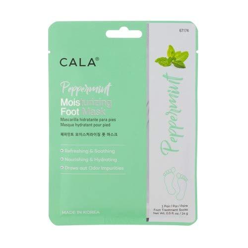 Cala Cala Peppermint moisturizing foot masks 3 count, 3 Count