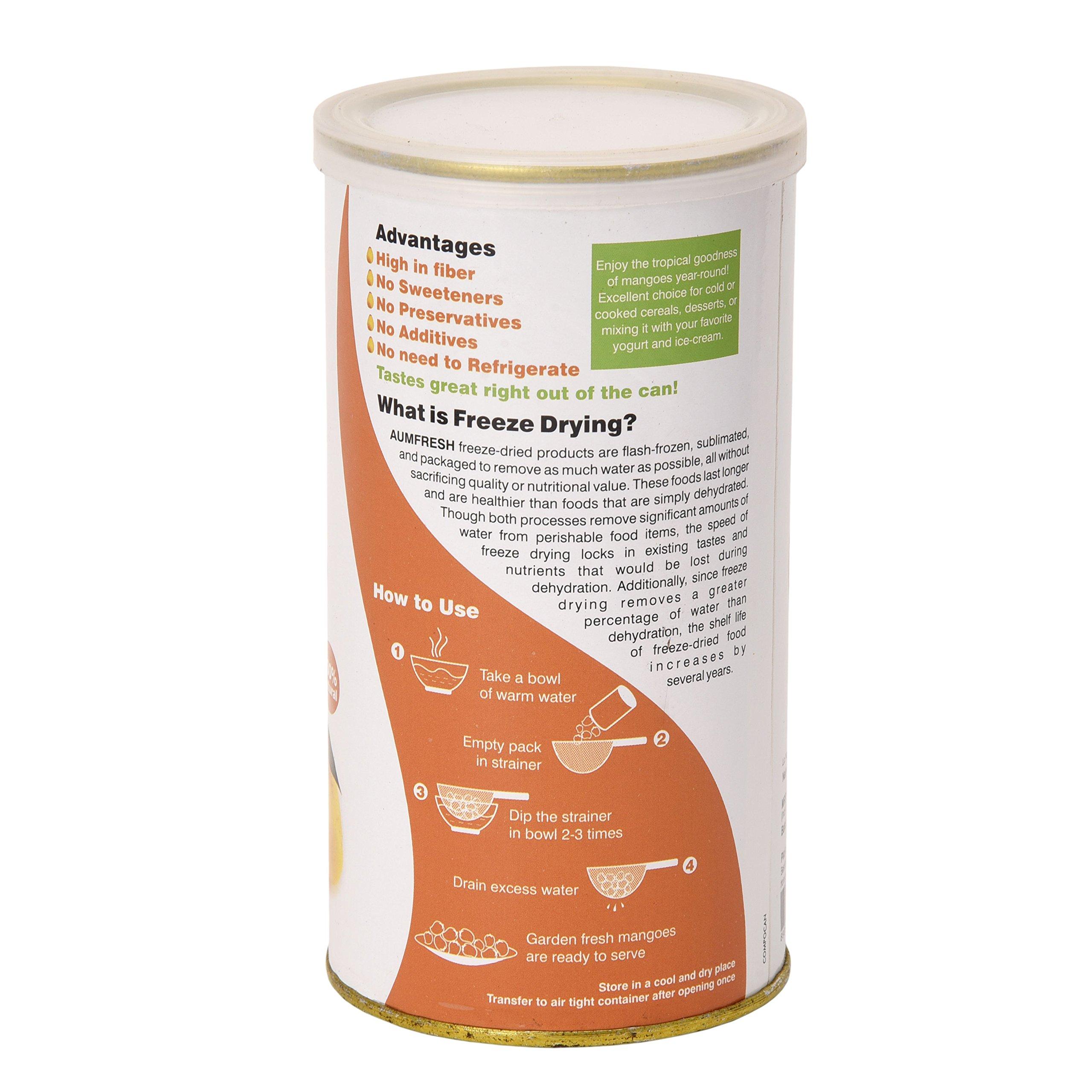 Aum Fresh Aum Fresh Ready to Eat Freeze Dried Mango, 25 Gm