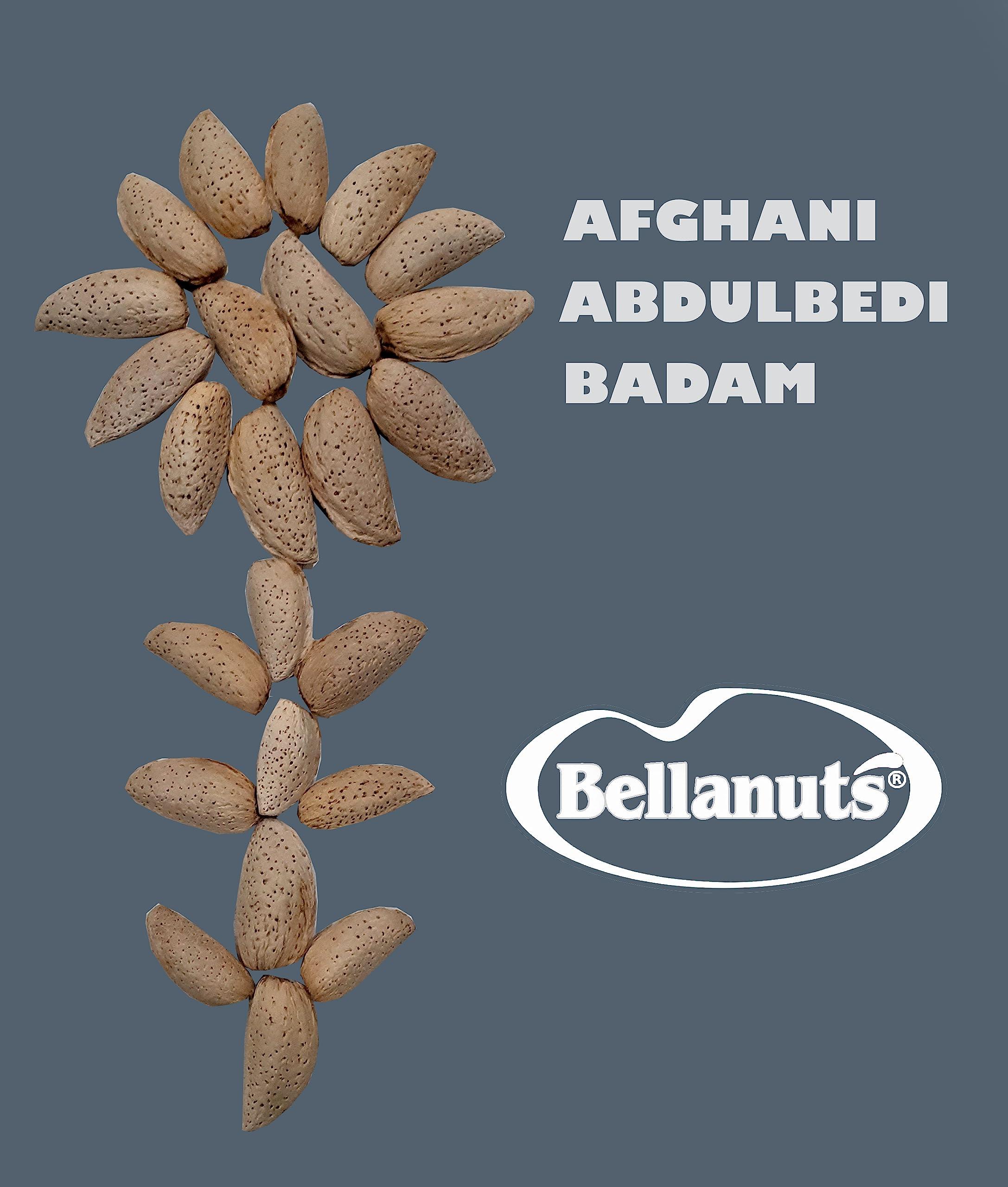 BELLANUTS BELLANUTS Abdul Bedi badam afgani | Abdul Wahdi Almonds | Abdul wahidi Almond | Abdul wadi Almond Shell (500g)