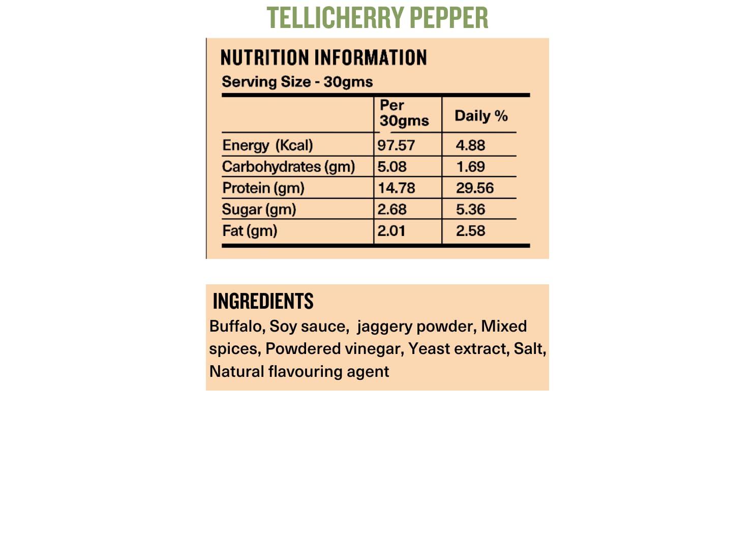 Doki DOKi Buffalo Jerky for Humans (5 Flavours) (High Protein, Low Calorie, All-Natural, Gluten Free, Ready-to-eat meat))