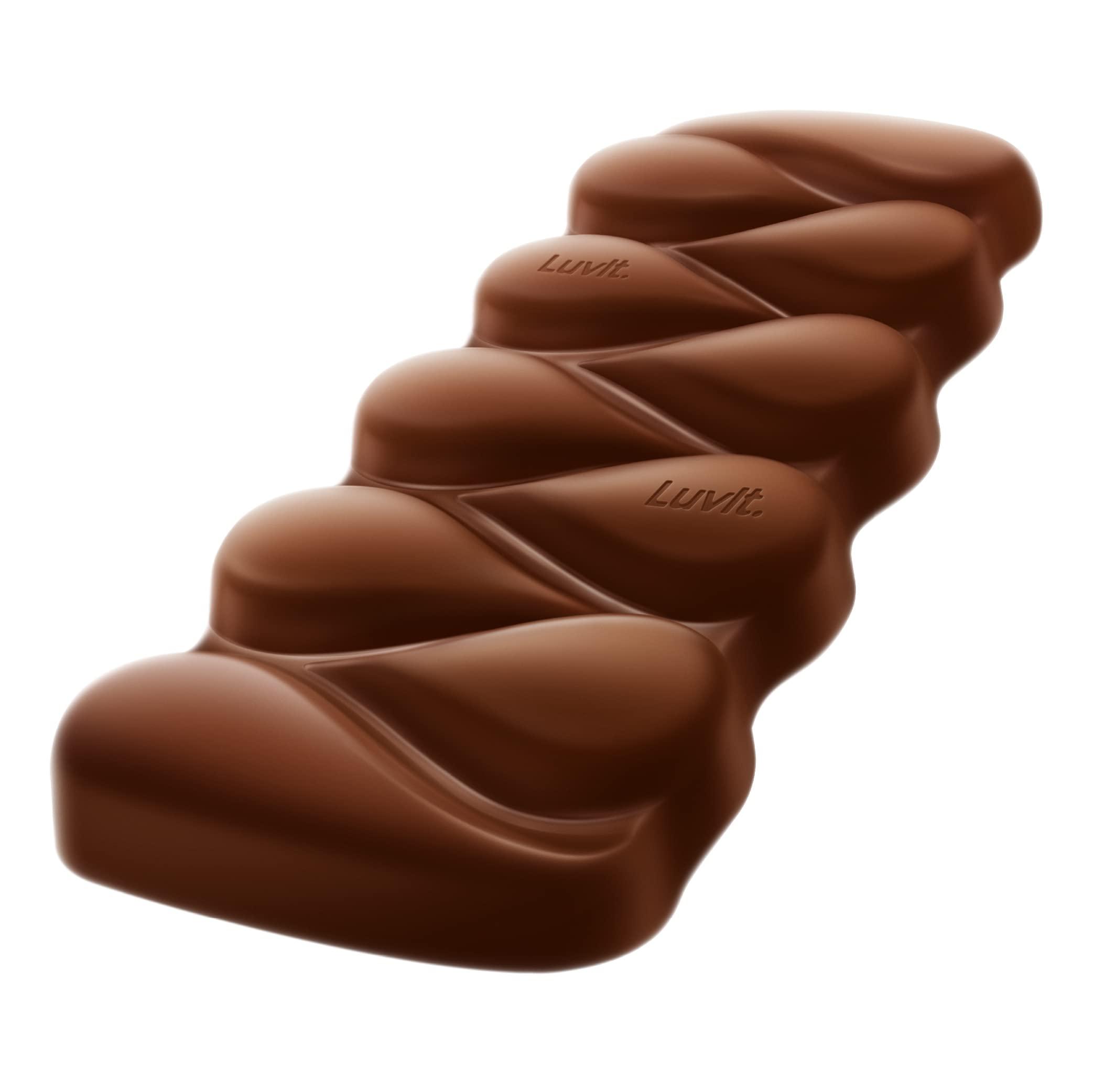 LuvIt. LuvIt. Dairy Rich Chocolates Bar Combo Pack Of Milk,Fruit & Nut,Roasted Almond Deliciously Smooth Pack Of 6-0.039 Kilograms