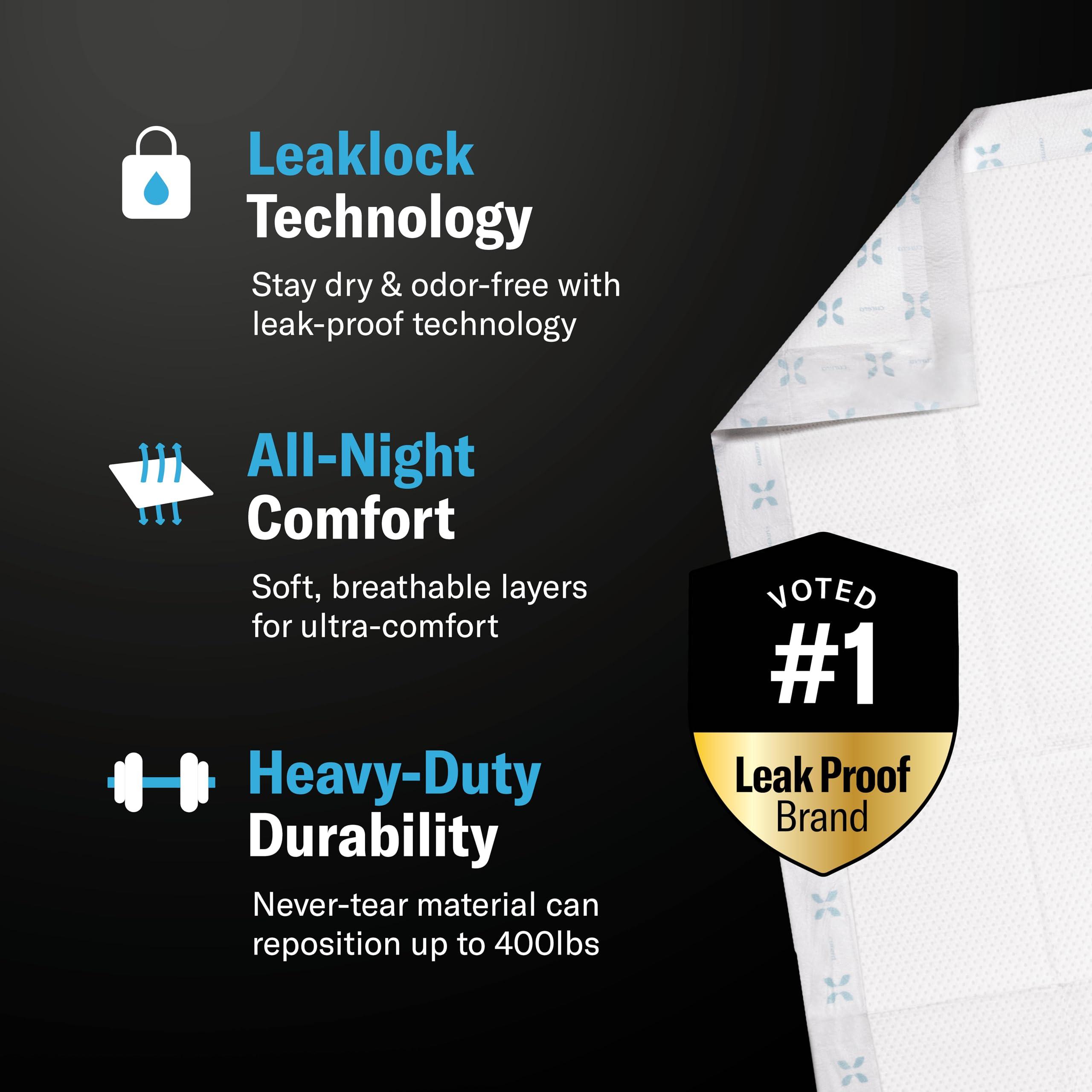 Stack Man Chucks MAX Hospital Bed Pads Disposable Adult 36 x 36 Breathable Incontinence Pads - XXX-Large Pee Pads for Elderly Adults - Heavy Duty Absorbency Underpads - 400 Lbs. Patient Repositioning [20 Pads]