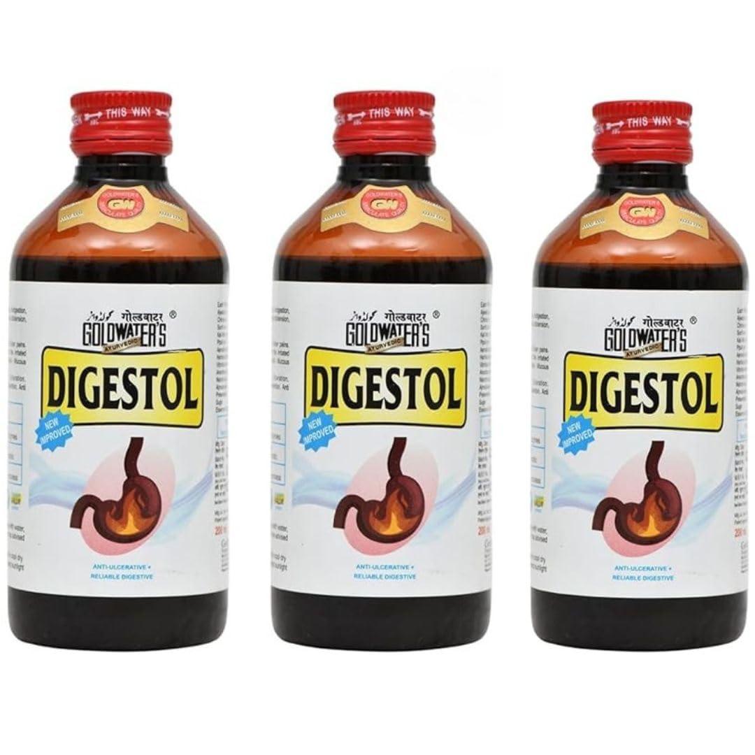 GOLD WATER Digestol Powerful DIGESTIVE & Anti-ulcerative -(Pack of - 2)