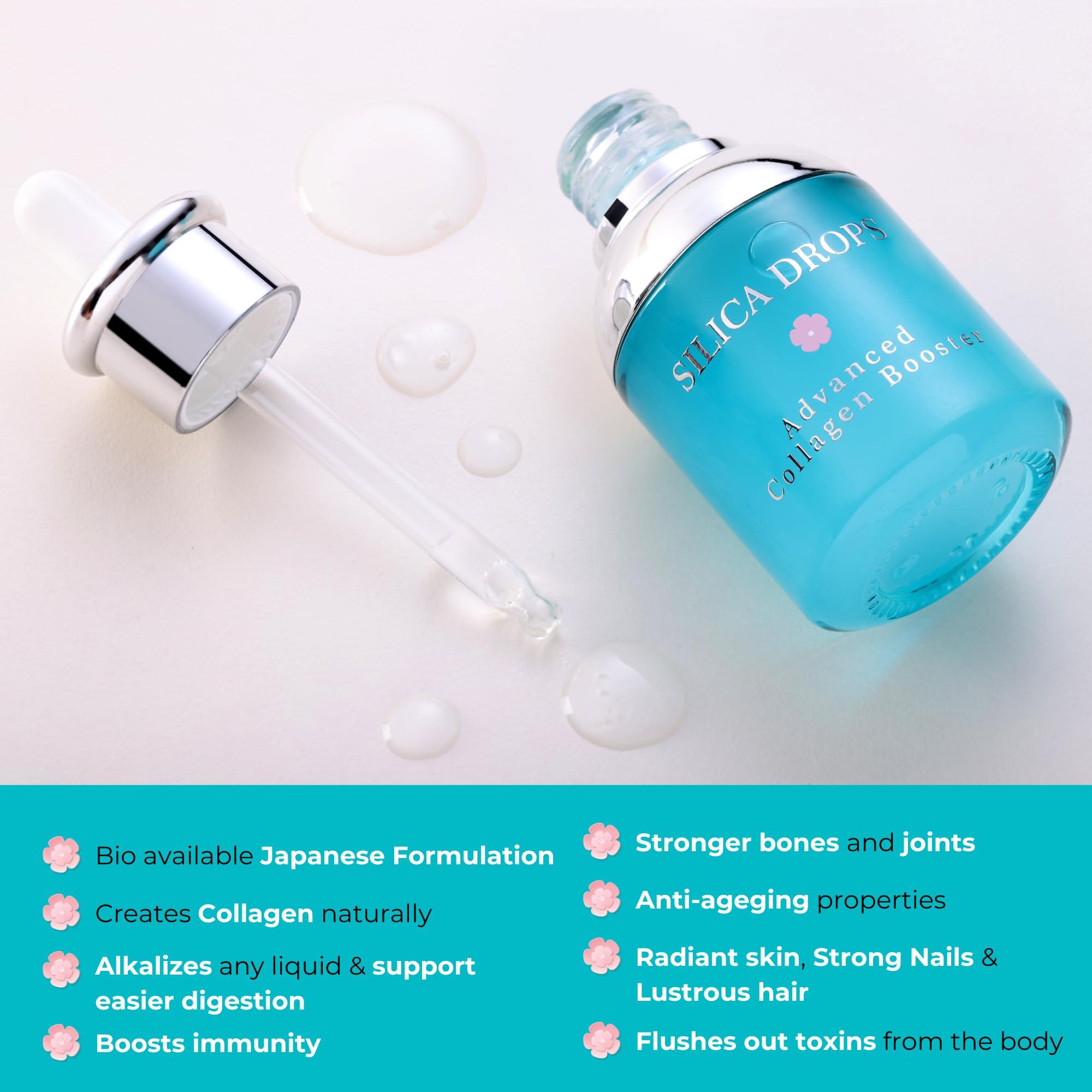 Hi Life Hi Life Silica 600 Drops - First time in India, Advanced Collagen Booster for Men & Women | Supports Glowing Skin, Lustrous Hair, Strong Nails, Immune System, Bones & Strong Joints, Maximum Absorption, Connective Tissues, Aids in Anti-ageing, Easy to