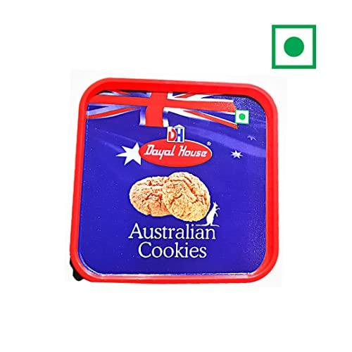 Dayal House Dayal House Premium Biscuits Combo of Desi Cow Ghee Atta, Australian, and dry fruites Cookies set With Extra Richness of Butter - Pack of 3 Cookies