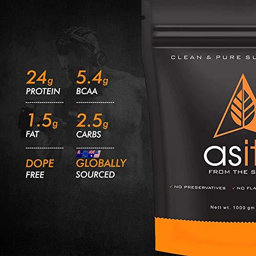 Asitis Nutrition AS-IT-IS Nutrition Whey Protein Concentrate 80% Unflavoured, Labdoor Certified (Whey+Shaker) 1000 gm