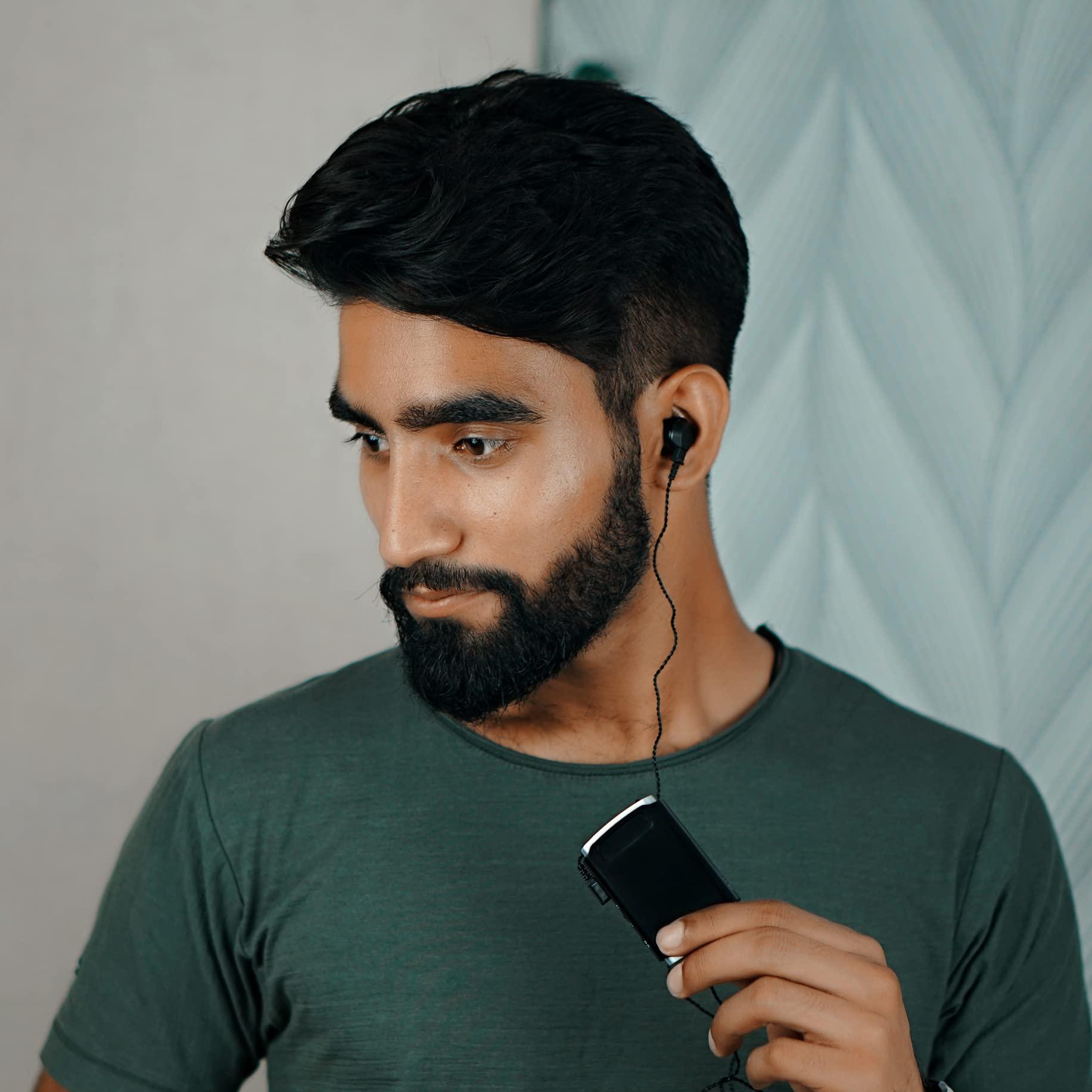 KELIX Kelix Premium Smart Auto Semi Digital Black Stylish Hearing Aids Machine 8 Channel, Pocket Model Hearing aid Ear Machine for All Age Group, Long Battery Life Kaan Ki Machine