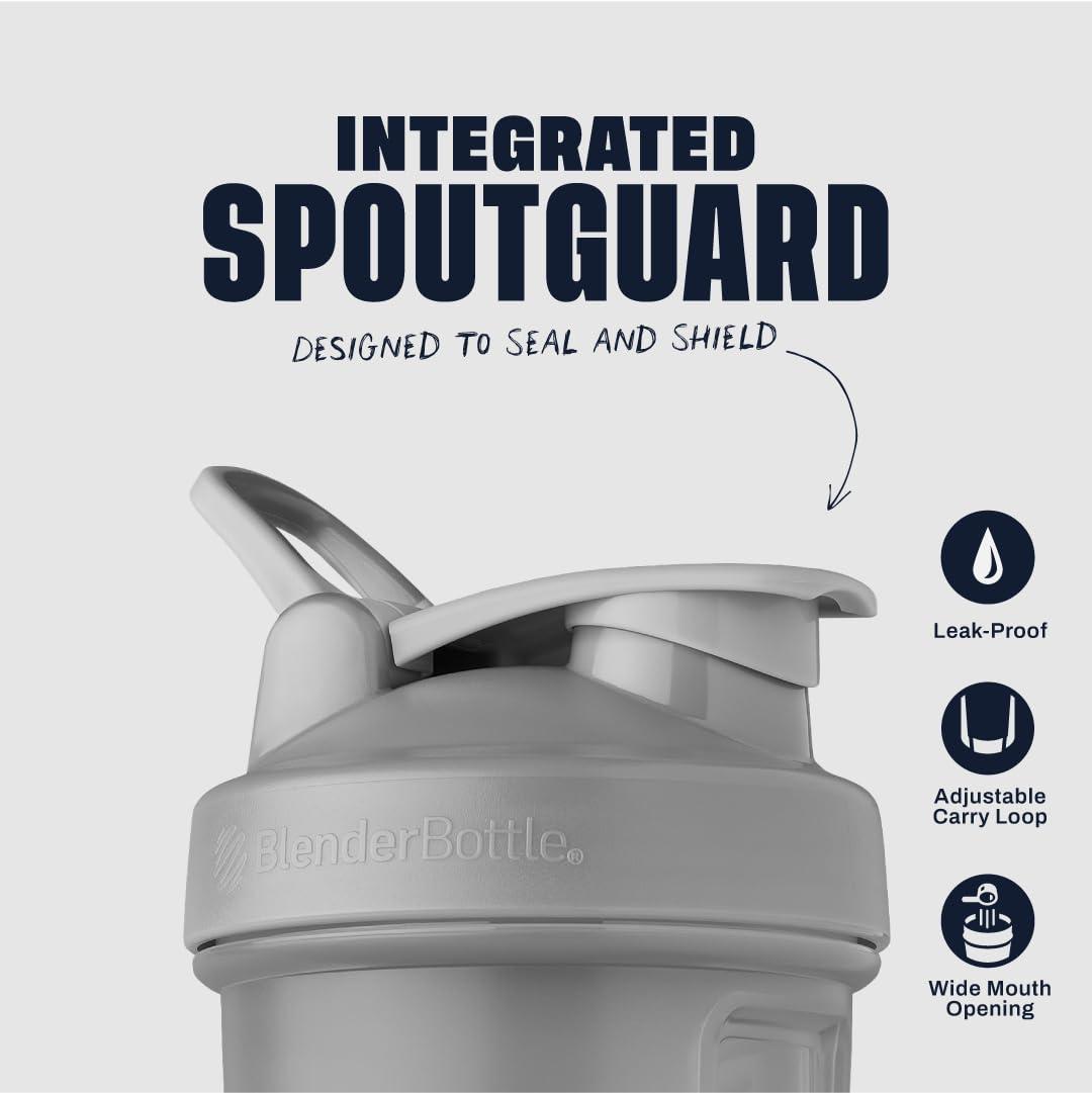 Blender Bottle BlenderBottle Classic V2 Shaker Bottle Perfect for Protein Shakes and Pre Workout, 28-Ounce, Pebble Grey