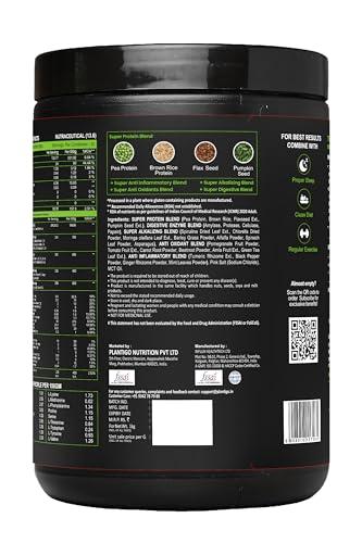 PLANTIGO Plantigo Plant Protein Powder 1kg Unflavoured, Unsweetened | 30g Protein, 5g BCAA, 2g Leucine Per 40g Scoop | No Sugar, No Sweetener, No Preservatives Protein Powder for Women, Men, Diabetes