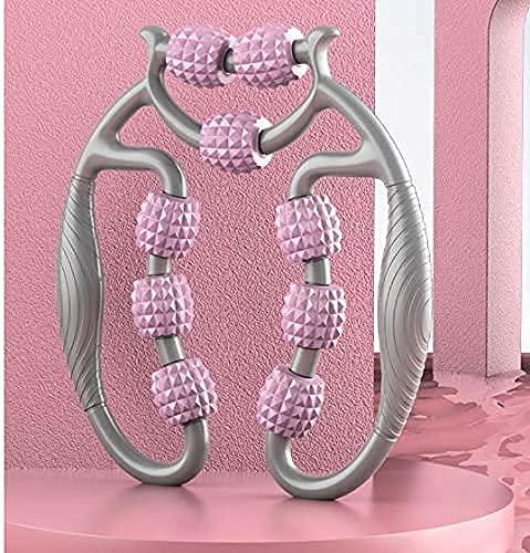 Zorzel Zorzel U Shape Yoga Massage Roller 8 Wheels Trigger Point for Arm Leg Neck Muscle Body Fatigue Lifted Tool Health Therapy Care Stress