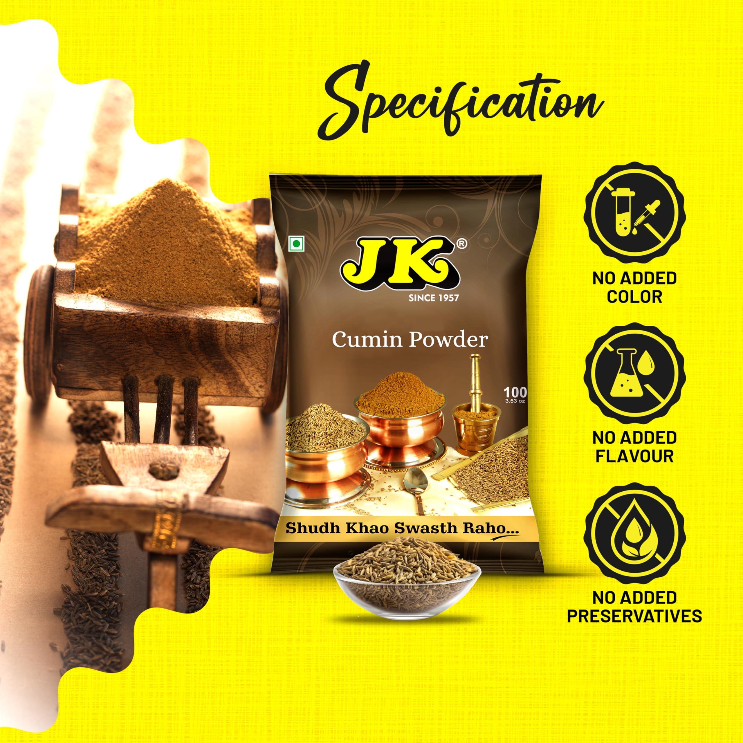 JK JK Jeera Powder, 100g/ Cumin Powder/Seeraga Powder (100g (Pack of 9))